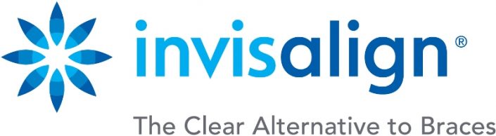 Invisalign Logo (mit Bildunterschrift)